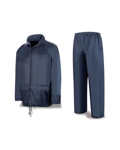 Traje agua ingeniero poliéster/pvc azul: xxl meteo