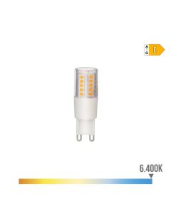 Bombilla g9 led 5.5w 700lm 6400k luz fria base ceramica ø18x54mm edm