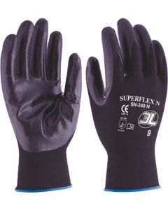 GUANTE NYLON NITR.SUPERFLEX N SN349N T08