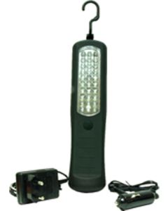 LAMPARA TALLER 30LEDS SALKI 12V/220V BAT