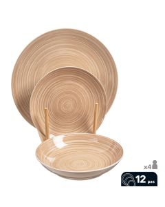 Vajilla 12 pcs porcelana aurora 26,5 / 20 / 19 cm caison