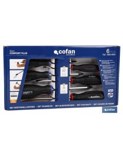 SET DESTORNILLADORES 6 PCS. SERIE 6000 COFAN