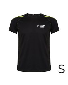 *merchandising* camiseta deportiva negra talla-s roly edm
