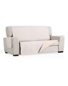 Cubre sofa reversible marfil 3 plazas belmarti