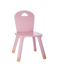 Silla infantil color rosa 32x31.5x50cm