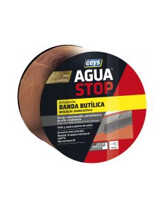 Aguastop banda impermeable. butilo teja 10cm x 10m 901006 ceys