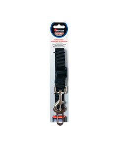 Adaptador-cinturon seguridad 20mm negro nayeco