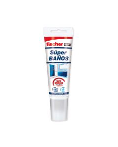 Silicona super baños transparente 100ml 563517 fischer