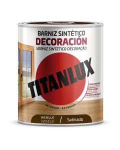 Barniz sintético decoración satinado wengué 750ml titanlux m11100734