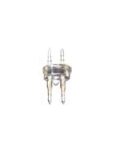 Conector tubo flexilux/flexiled 13mm 2 vias "punta-punta"