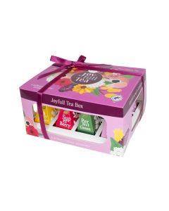 Caja de té joyfull pyramid, 4 sabores, 12 bolsas