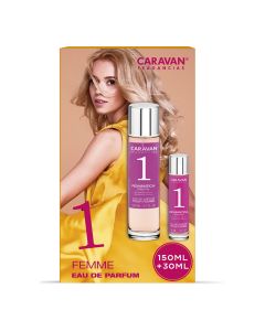 Estuche eau de parfum caravan nº 1, 150 + 30 ml señora