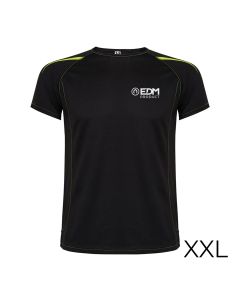 *merchandising* camiseta deportiva negra talla-xxl roly edm