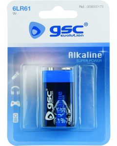 PILA ALKALINA GSC EVOLUT.6LR61 9V BL(1)