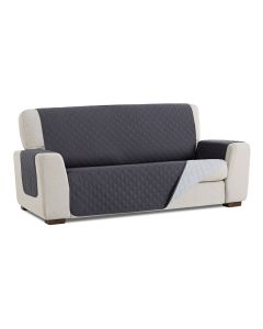 Cubre sofa reversible gris/gris claro 2 plazas plus belmarti