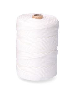 Cordón trenzado polipropileno riel blanco, calibre 3 mm x 200 m