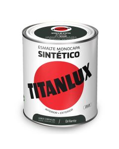 Esmalte sintético monocapa brillante verde carruajes 750ml titanlux 5808988