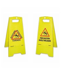 Panel amarillo precaucion suelo mojado 62cm al. normaluz