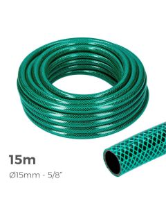 Manguera de jardin basic line ø interior 15mm ø exterior 19mm (5/8") - rollo 15m edm