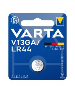 Pila varta lr44 - v13ga 1.5v alkalina (blister 1 unid.) ø11,6x5,4mm