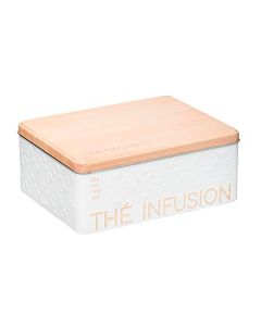 Caja metalica para infusiones para 100 unid. modelo scandi nature