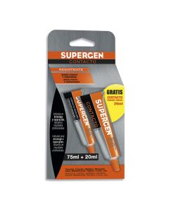 Supergen contacto 75ml + incoloro 20ml pr 62600