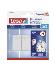 Clavo adhesivo para azulejos hasta 2kg tesa