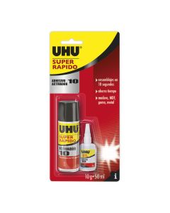 Uhu pack "adhesivo 10 + activador 10" 50g + 200ml ref. 6312395