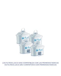 Kit 3 + 1 filtros laica biflux f4m2b28t150 f4s/it