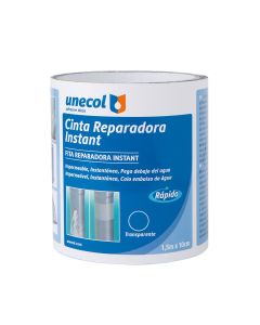 Cinta reparacion instant 10cm x 1,5m transparente a7711 unecol