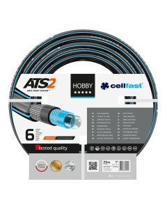 Manguera de riego de 6 capas hobby ats2 de 25 mm x 25 m cellfast