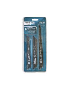 Kit 6 hojas de sierra de sable recambio para 08776 koma tools