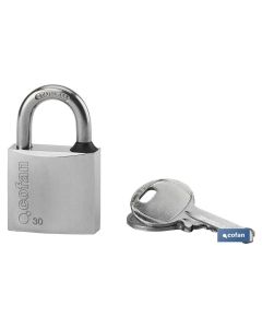 CANDADO INOXIDABLE ALARGO QUALITY PLUS 30MM COFAN