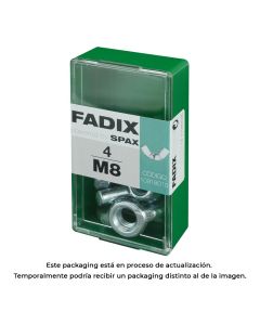 Caja s 4 unid. tuerca mariposa cinc m 8 fadix