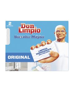Don limpio borrador magico 2 en 1 caja 2unid.
