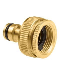 Conector a grifo jardín de 3/4" o 1" laton brass cellfast