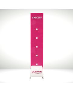 Expositor perfumes caravan dimensiones: 39x191x38cm