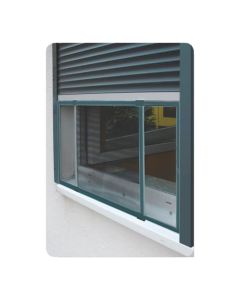 Mosquitera marco extensible para ventanas y persianas antracita 50x75-142cm