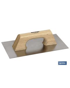 LLANA LISA INOX MANGO MADERA 300X150X0,6 COFAN