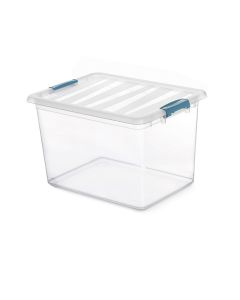 Caja katla transparente 20l con asas ergonomicas 39x29x25,5cm