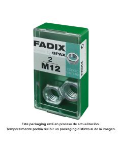 Caja 2 unid. tuerca zincada m 12s 10917464 fadix