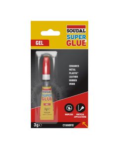 Soudal super glue gel 3g soudal 116390