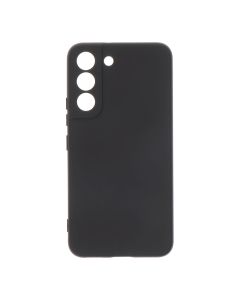 Carcasa negra de plástico soft touch para samsung s22