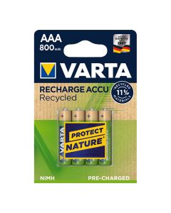 Pila varta recargable accu aaa - lr03 800ma (blister 4 unid.) ø10,5x44,5mm