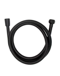 Flexo de ducha de acero inoxidable 150 cm negro