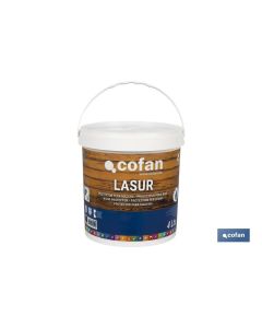 LASUR PROTECTOR AL AGUA PARA MADERA MATE ROBLE 4 L COFAN