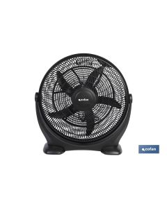 VENTILADOR DE SUELO 5 PALAS 3 VELOCIDADES 90W NEGRO COFAN