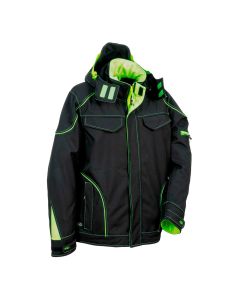 Cazadora softshell tecka negro lime cofra talla 50