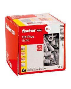 Taco fischer sx plus ø8x40mm 100uds. n8 568008