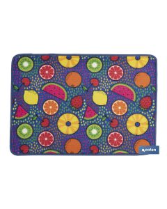 FELPUDO CON ESTAMPADO DIGITAL FRUTAS 50 x 70 CM COFAN